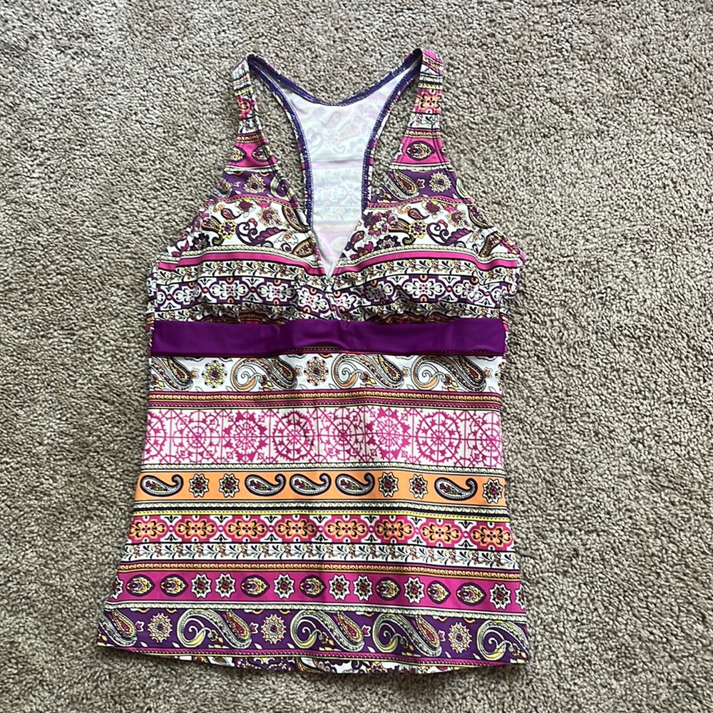 2/$25 bundle - Women's racer back tankini top - Picture 1 of 3